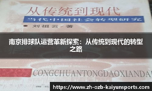 南京排球队运营革新探索：从传统到现代的转型之路